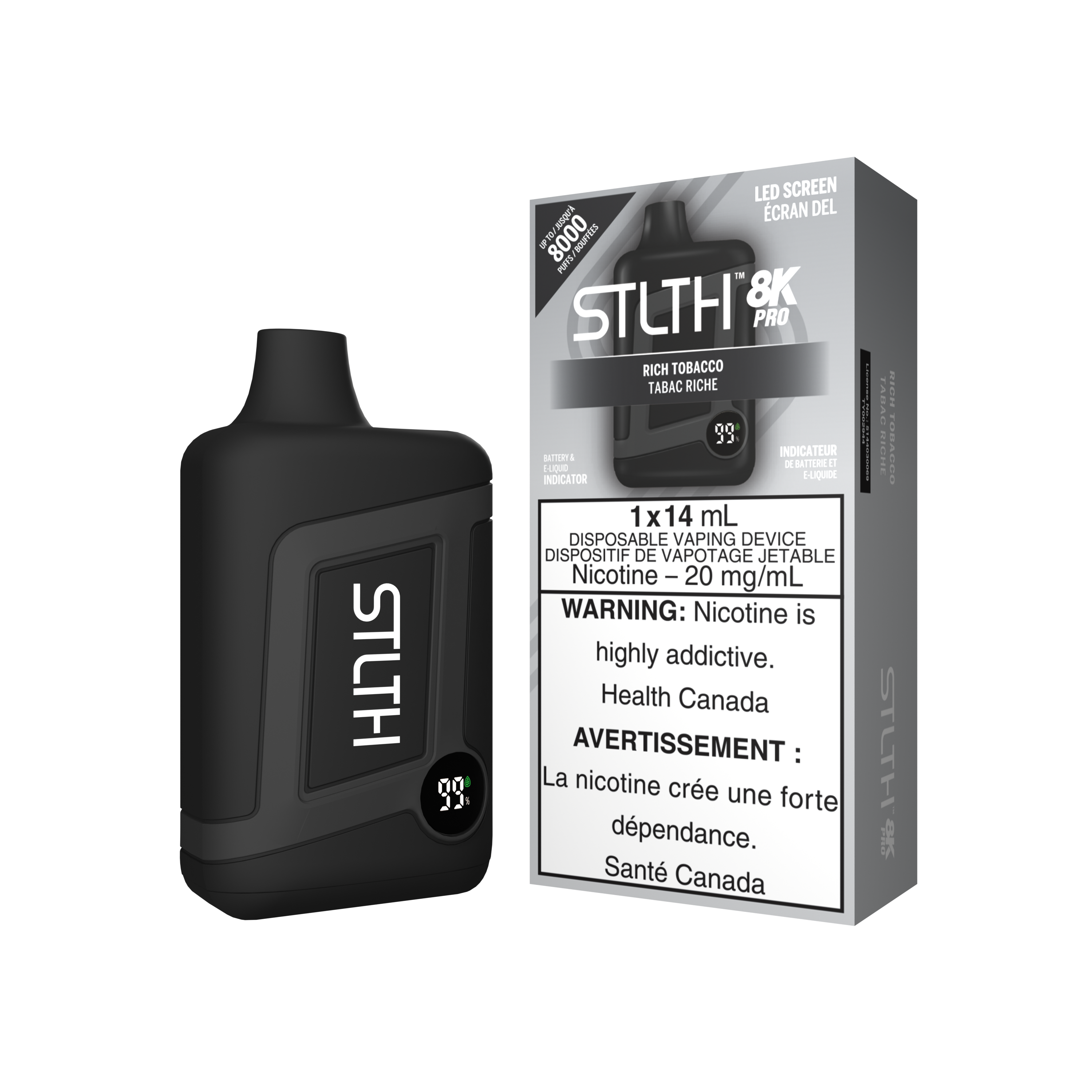 STLTH 8K PRO - RICH TOBACCO