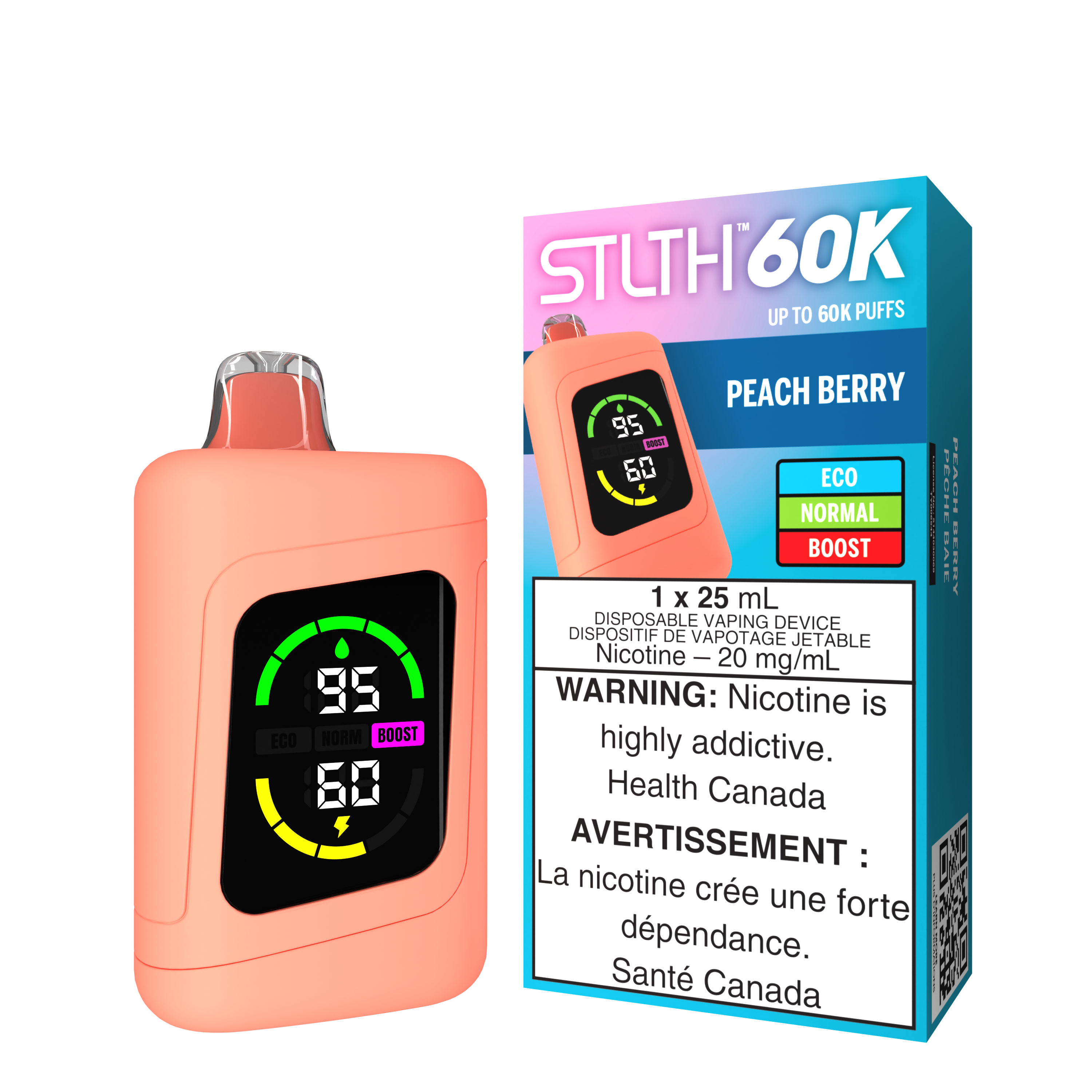 STLTH 60K - Peach Berry