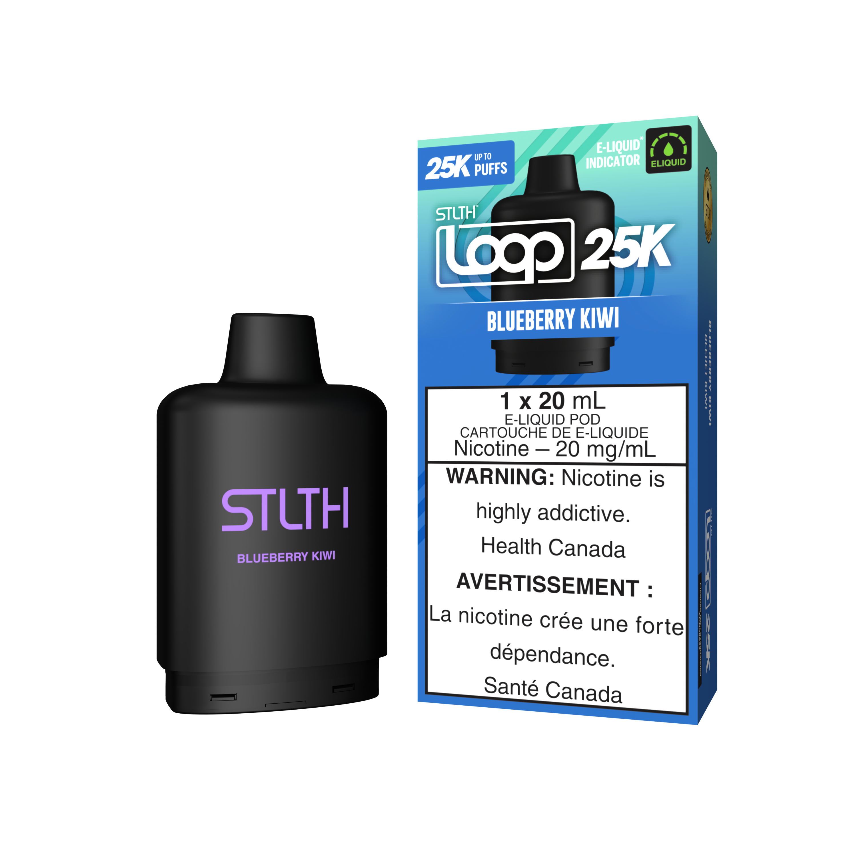 STLTH LOOP 25K Pod Pack - Blueberry Kiwi