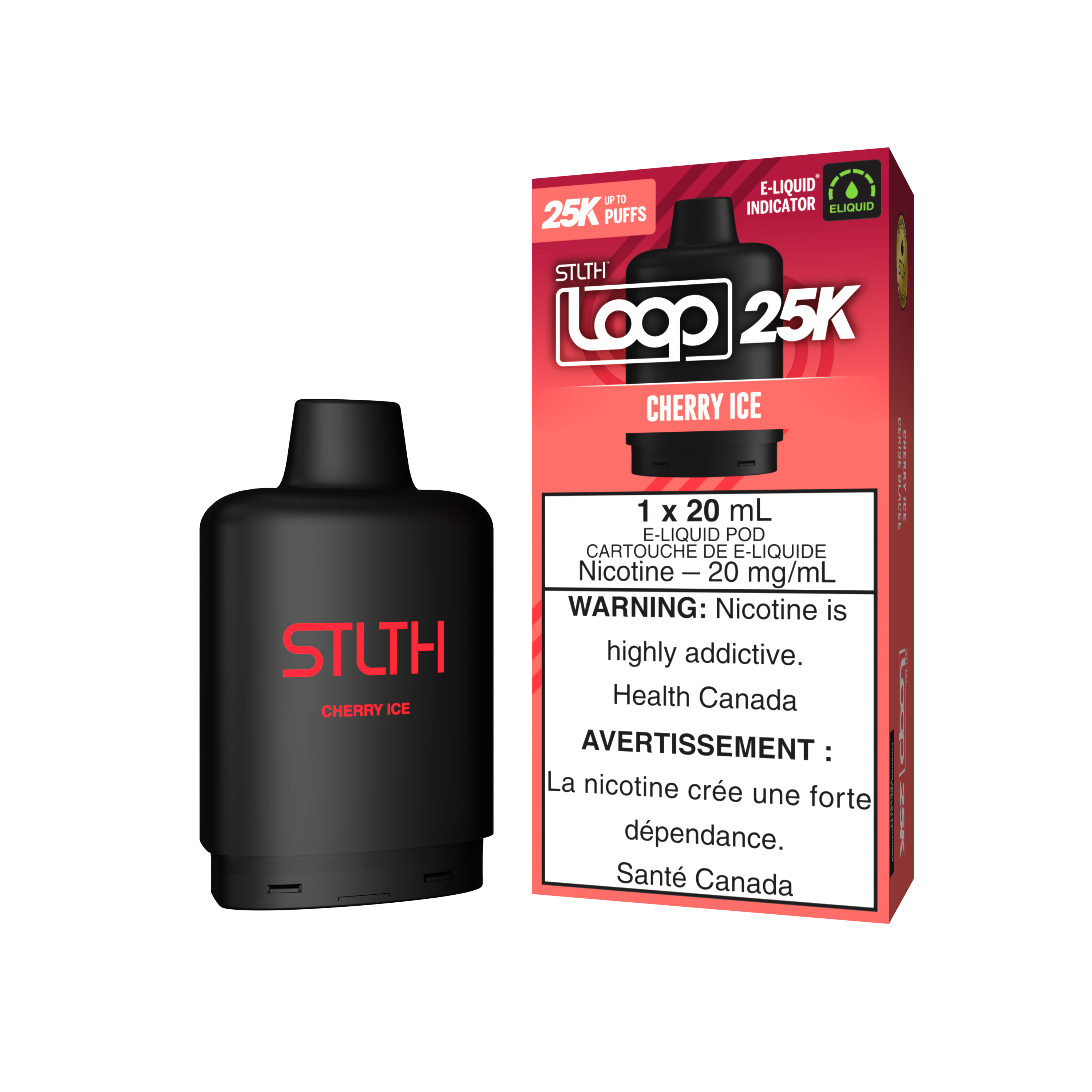 STLTH LOOP 25K Pod Pack - Cherry Ice