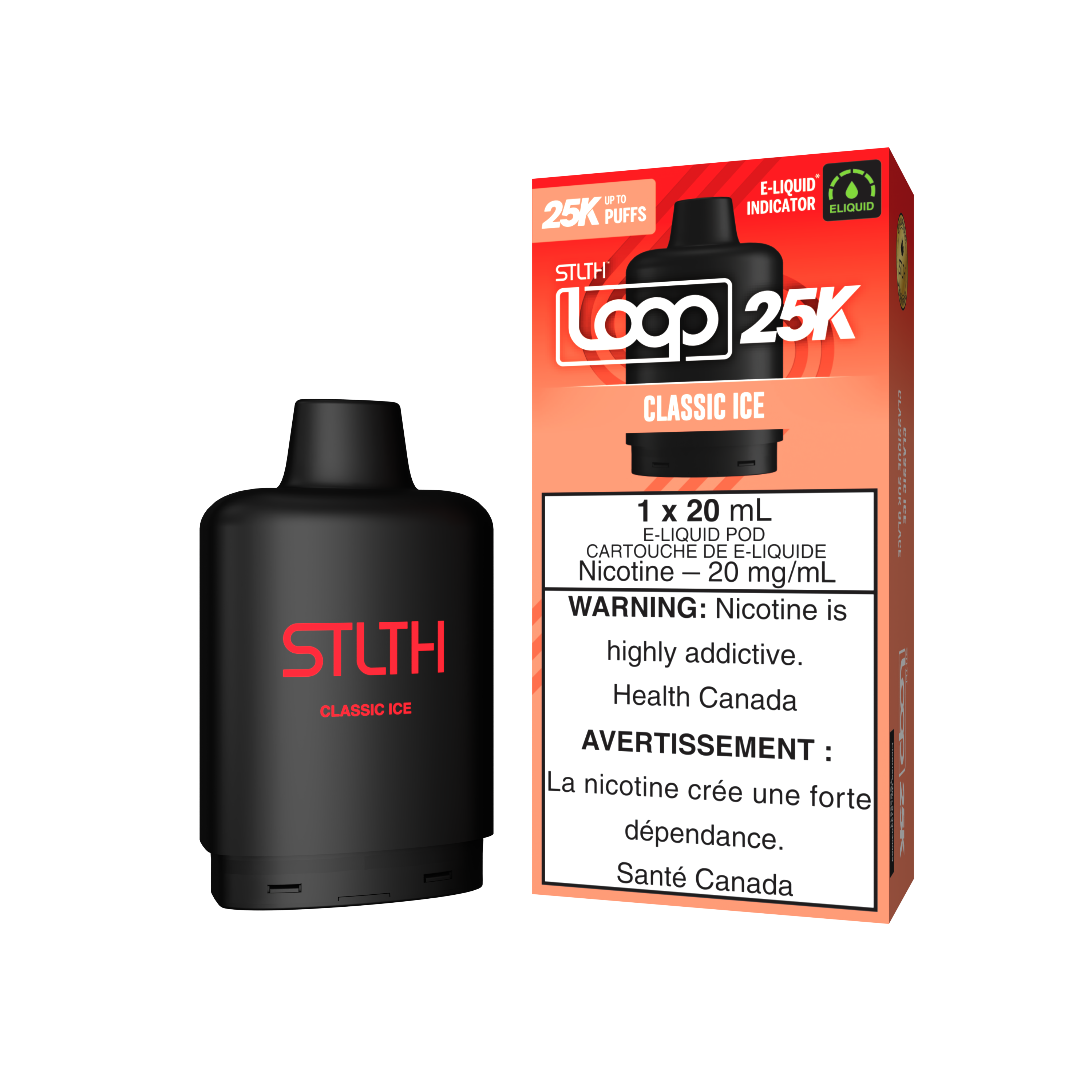 STLTH LOOP 25K Pod Pack - Classic Ice