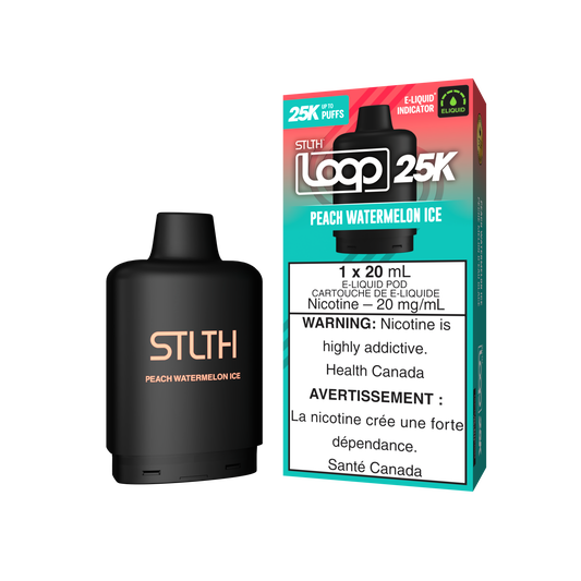 STLTH LOOP 25K Pod Pack - Peach Watermelon Ice