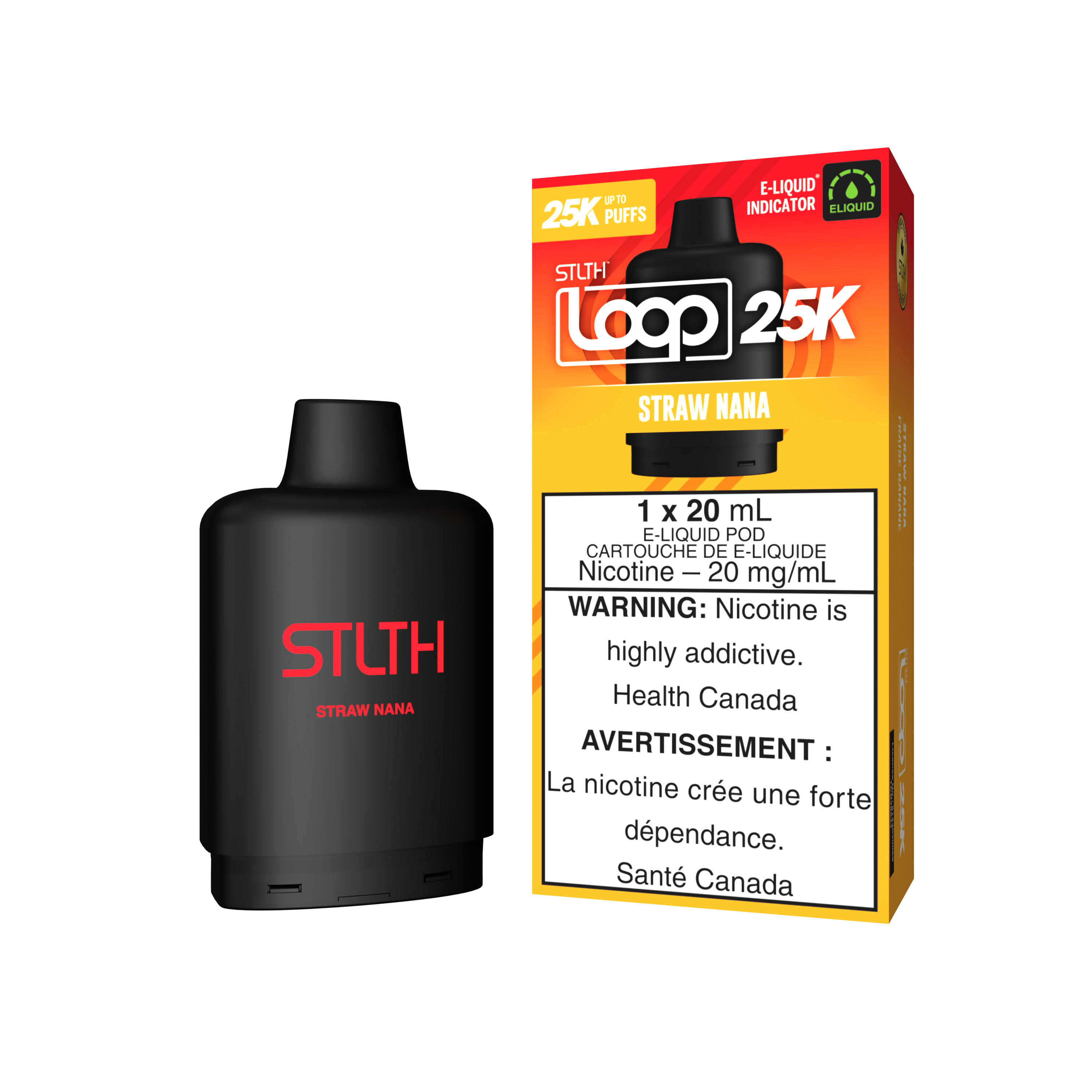 STLTH LOOP 25K Pod Pack - Straw Nana