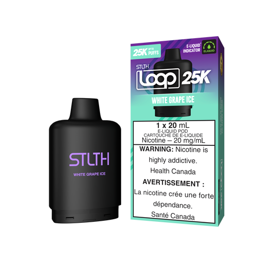 STLTH LOOP 25K Pod Pack - White Grape Ice
