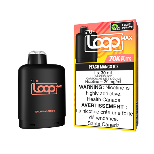 STLTH LOOP MAX Pod Pack - Peach Mango Ice