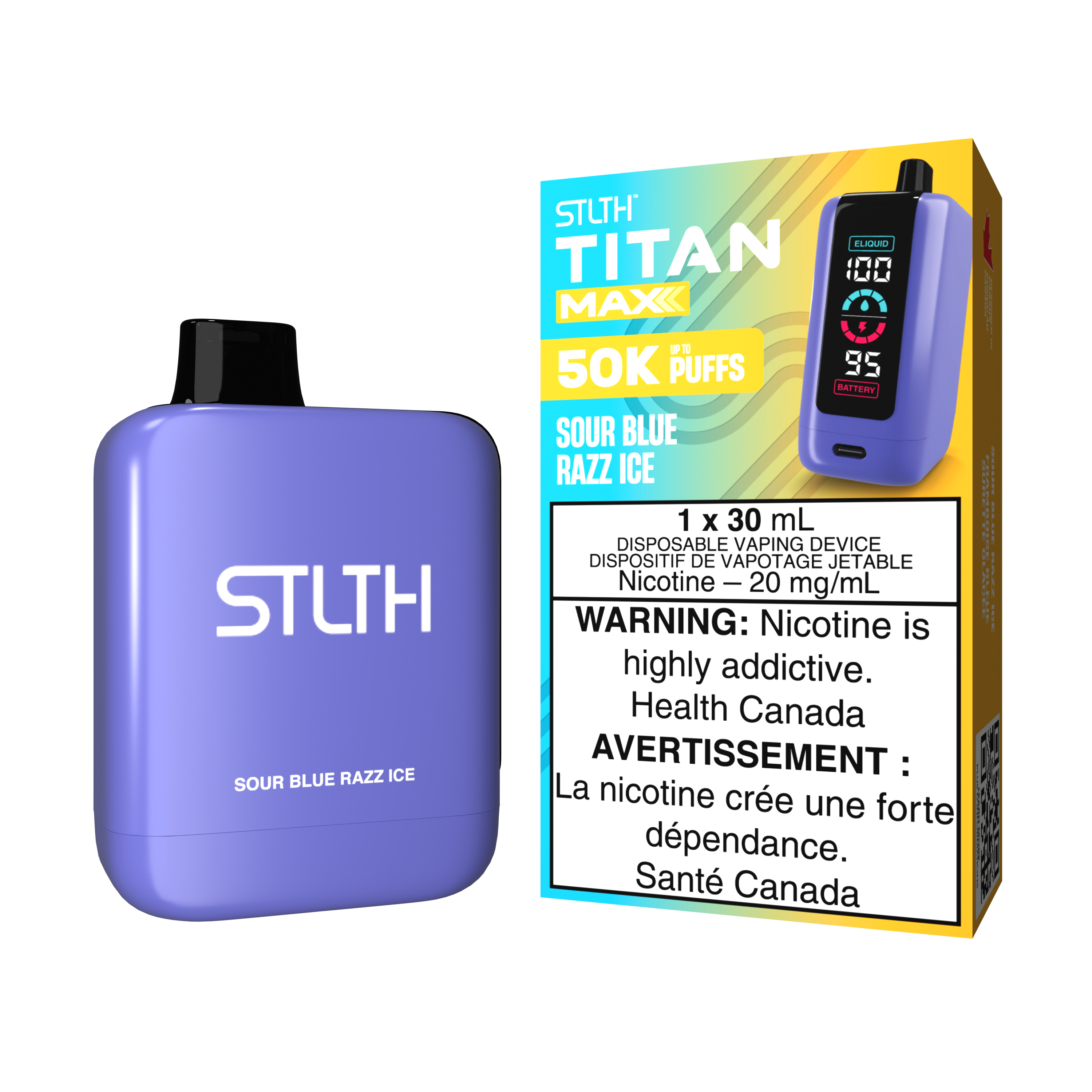 STLTH TITAN MAX - Sour Blue Razz Ice