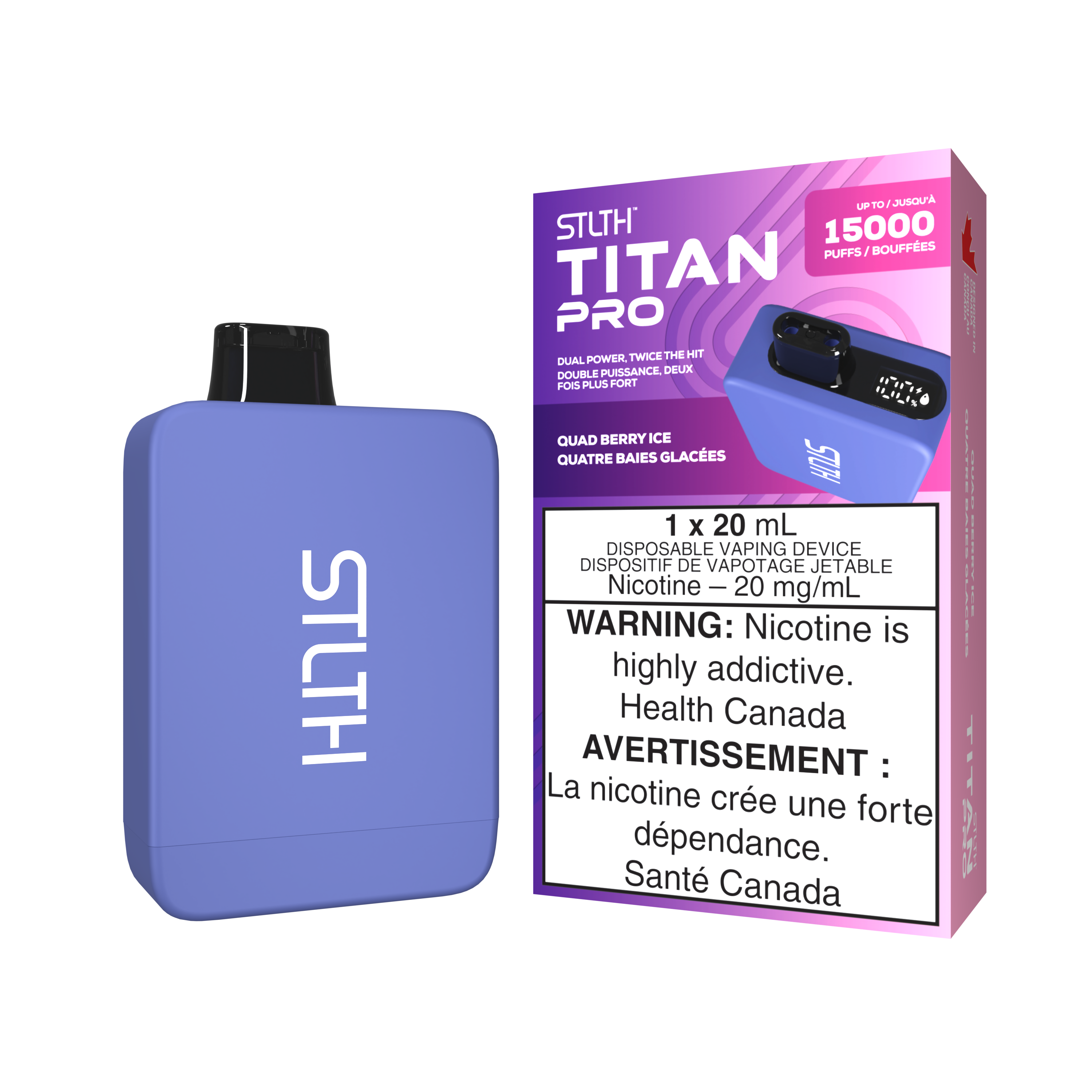 STLTH TITAN PRO - Quad Berry Ice